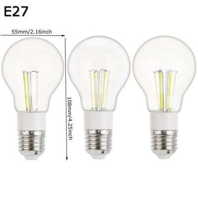 LED Filament Bulb E27 B22 3W 4W 6W Retro Edison Lamp DC 12V