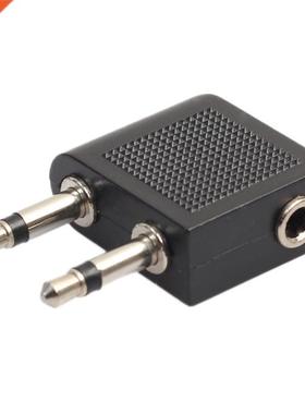 3.5mm Female Jack To 3.5mm Male Plug Arplane Earphone Audo