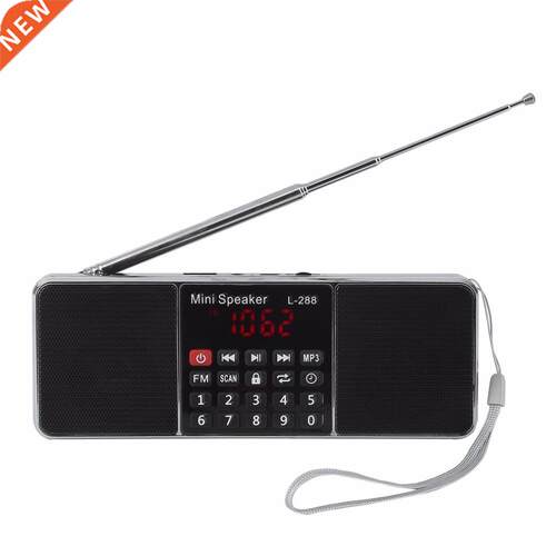 L-288 Channel Speakers Loudspeaker FM Radio Speaker LCD Scre