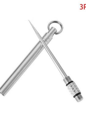 3 Pieces Toothpick Metal Travel Toothpick Portale Fruit For