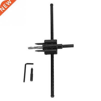 Black Circle Hole Saw Drill Bit Set DIY Woodworking Tool 30-