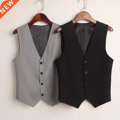Summer V-Neck Vest Women Thn Loose Wastcoat Sngle Breaste