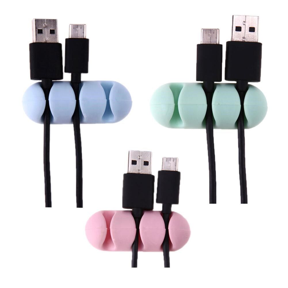 Mini Silicone Adhesive Charging Line Data Earphone Cable Or