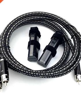 Pair NIAGARA RCA Cable Audio Interconnect Line for HiFi Ampl