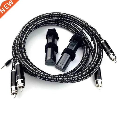 Pair NIAGARA RCA Cable Audio Interconnect Line for HiFi Ampl