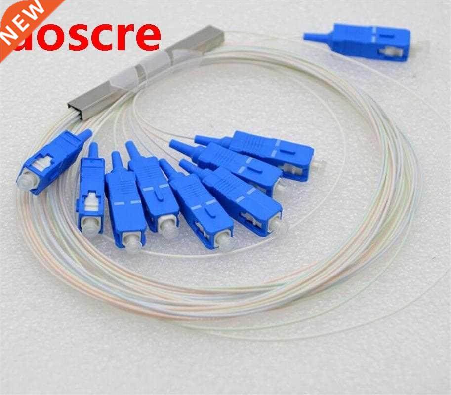 10pcs SC/UPC 0.9mm Steel Tube 1x8 Fiber Optic PLC mini Split