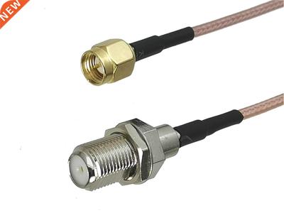 1Pcs RG16 F TV Female Jack Nut bulkhead to SMA Male Plug St