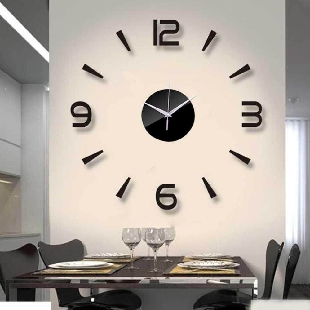 2022 New D Wall Clock Mirror Wall Stickers Fashion Living R