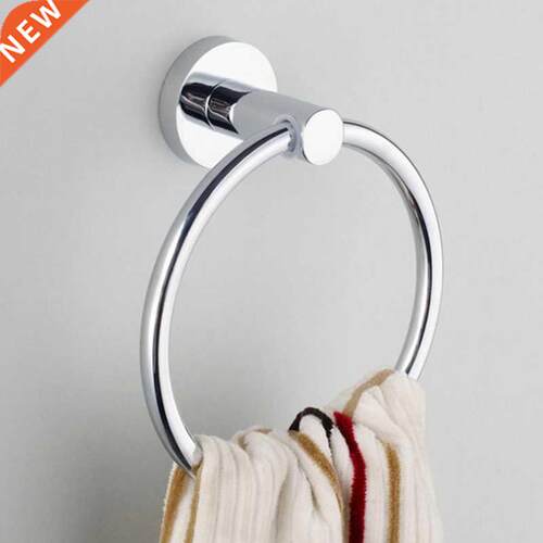 Stainless Steel Towel Ring Holder Hanger Chrome Wall Mounted