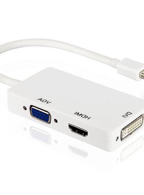 3 n 1 Thunderbolt Mn Dsplay Port DP Male to HDM/ DV/ V