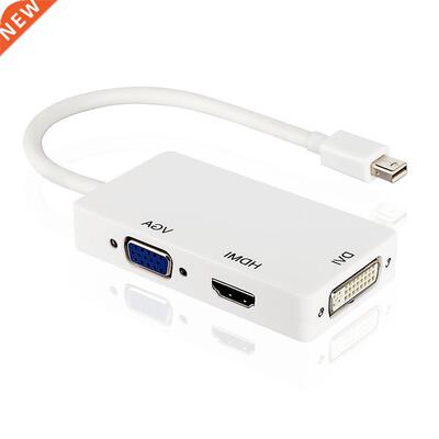 3 n 1 Thunderbolt Mn Dsplay Port DP Male to HDM/ DV/ V