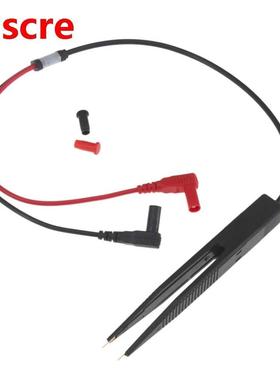 SMD Inductor Test Meter Clip Probe Tweezers For Resistor Mul