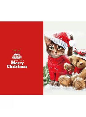 5D DIY Diamond Painting Christmas Greeting Cards Cross Stitc