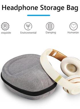 Hard EVA Headphone Travel Carrying Case Pouch with Hook for