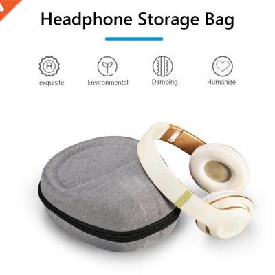 Hard EVA Headphone Travel Carrying Case Pouch with Hook for