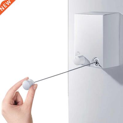 Indoor Outdoor Retractable Clothesline Laundry Drying Rack