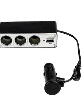 US Charger Supply+Triple Sockets Car Cigarette Lighter Spli