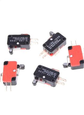 5Pcs Micro Short Hinge Roller Lever Control Limit Switch SPD