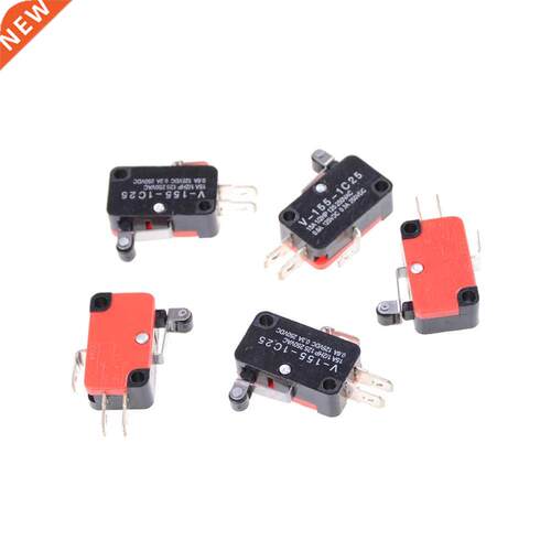 5Pcs Micro Short Hinge Roller Lever Control Limit Switch SPD