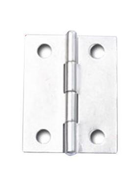 2x Rotatable Folding Door Butt Hinges 38*30mm Silver