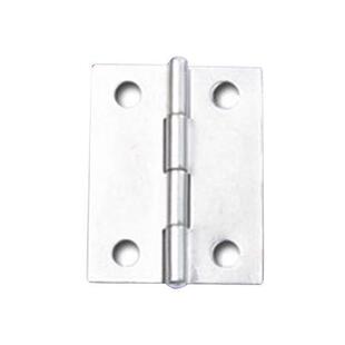 2x Rotatable Folding Door Butt Hinges 38*30mm Silver