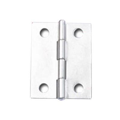 2x Rotatable Folding Door Butt Hinges 38*30mm Silver