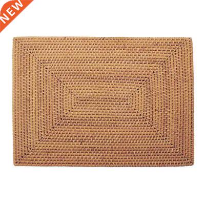 Table Mats Non Slip Rattan Placemats Dining Table Heat Resis
