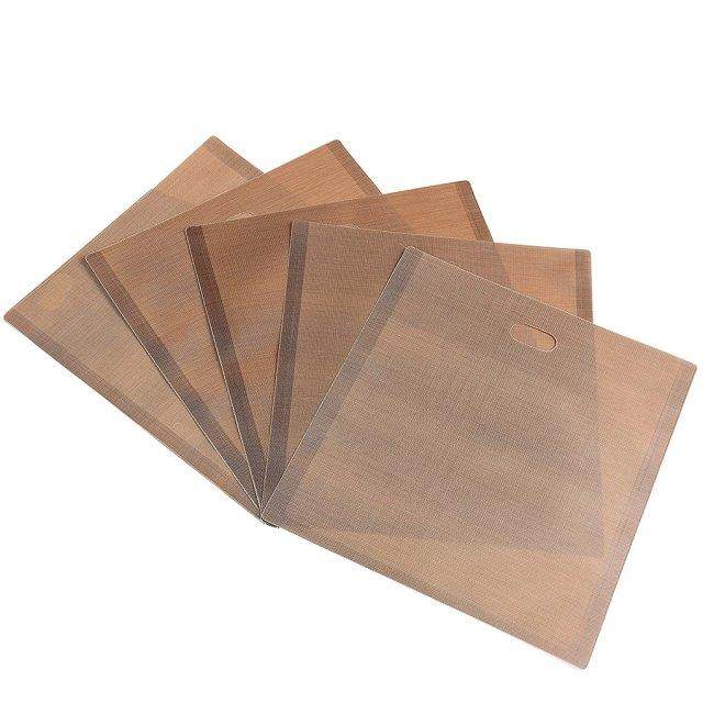 5 Pieces Non-stick Toaster Bags Reusable Heat Resistant Sand