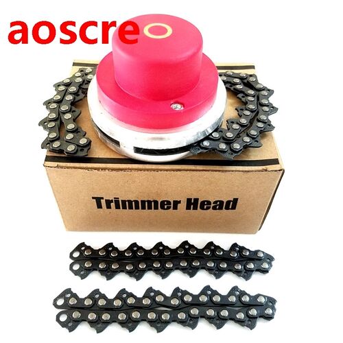 1Set Lawn Mower Chain Grass Trimmer Head Chain Brushcutter w