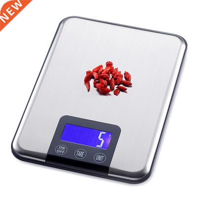 15kg/1g Dgtal Ktchen Scales Stanless Steel Mult-functo