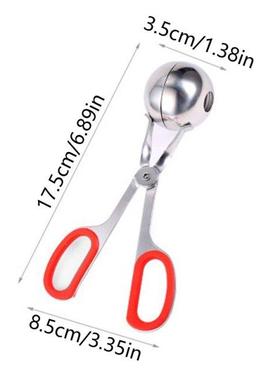G6DA Stainless Steel Meat Baller Meatball Maker Ice Tongs Co