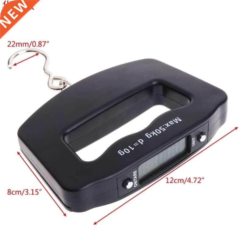Portable Digital Hand-held Scale 50Kg Baggage Fish Hook Hang