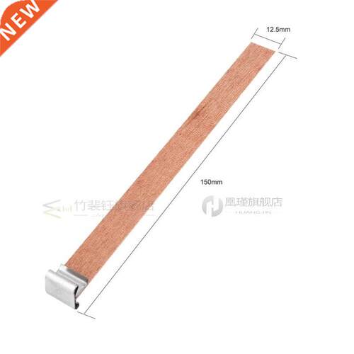 40Pcs 8mm 12.5mm 13mm Wooden Wick Candle with Sustainer Tab