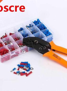Crimping Plier Set Wire Crimper Kit With 450Pcs Wire Connect