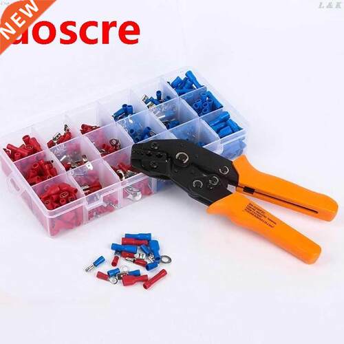Crimping Plier Set Wire Crimper Kit With 450Pcs Wire Connect