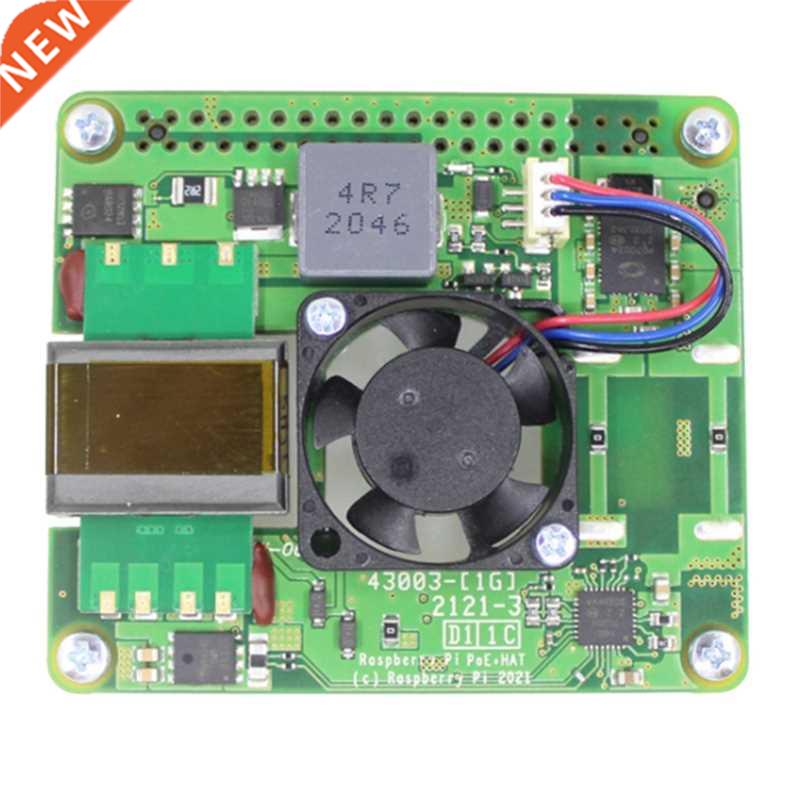 For Raspberry Pi 3B+/4B PoE+ HAT Moudle, Expanding Board Mou-封面