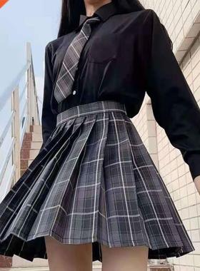 Plaid Skirt Women Pleated Skirt School Tennis Skirt Short Mi