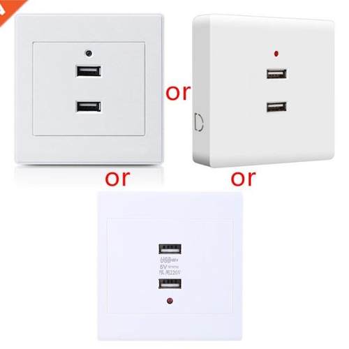 Grounded Electric Wall Charger Adapter Charging 2/4 Ports US