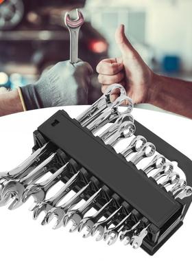 11pcs/set Carbon Steel Combination Ratchet Wrench Dual Use S