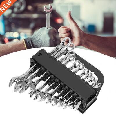 11pcs/set Carbon Steel Combination Ratchet Wrench Dual Use S