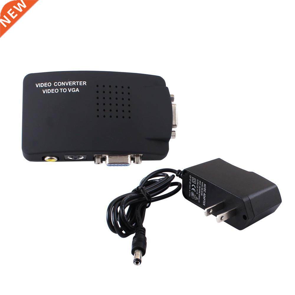 SVDEO TO VGA Computer Monitor AV TO VGA Converters Switches