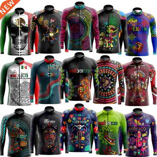 2022 NEW Mexico Cycling JERSEY Top Quality Pro Aero Fit Ther
