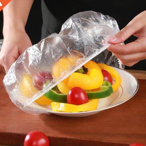 80Pcs Disposable Food Bowl Cover Elastic Dust Covers Plastic