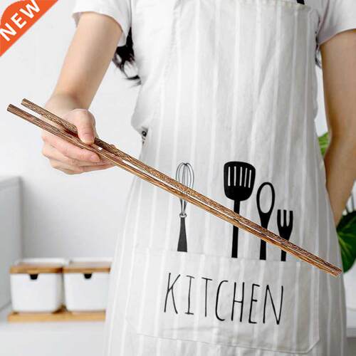 1 pair of 42 cm long chopsticks wood pulp chopsticks deep po