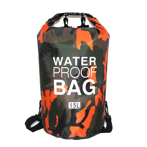 PVC Waterproof Dry Bag 5L 10L 20L 30L Camo Outdoor Diving Fo
