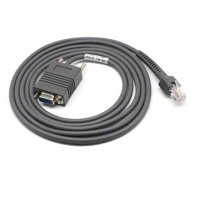 RS22 Serial Cable 7FT RJ45 to DB9 Female Symbol Barcode Sca