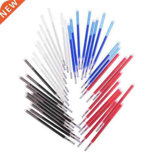 10Pcs Erasable Refill Pens High Temperature Disappearing Fab