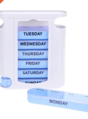 7 DAY WEEKLY Pill Organiser STACKING TOWER Large 4 Daily Co