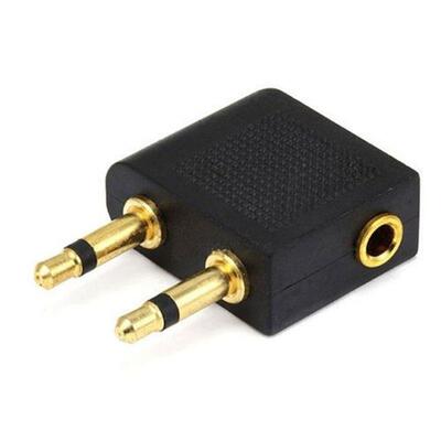 2 x 3.5mm Plug to 3.5mm Plug Splitter Adaptor - Gold Plated