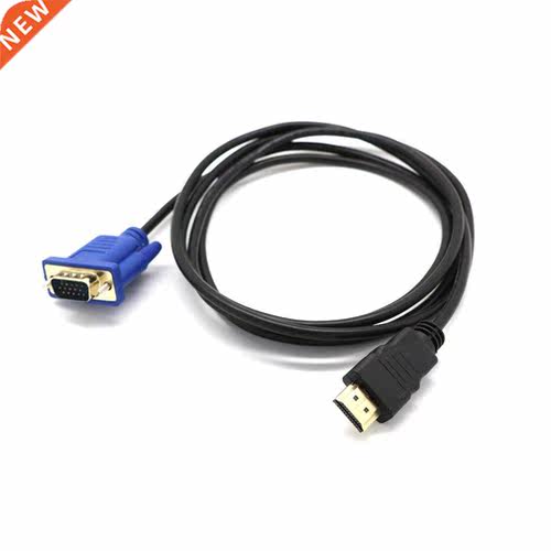 HDMI-compatible to VGA Converter Cable Audio Cable D-SUB Mal